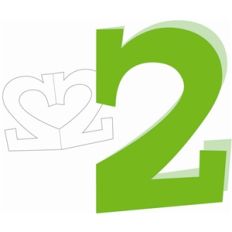 2 shaped card