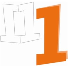 1 shaped card