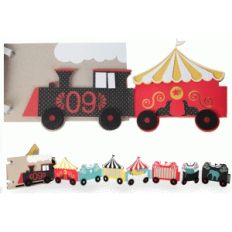 circus party train album—engine