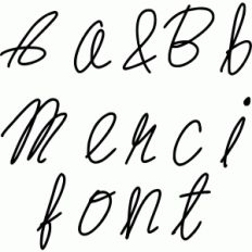 merci font