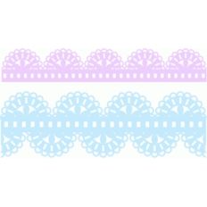 eyelet lace border set