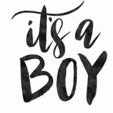 it's a boy