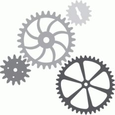 three gears