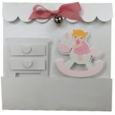 rocking horse card