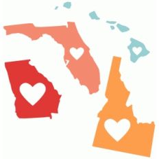 state love fl, ga, hi, id