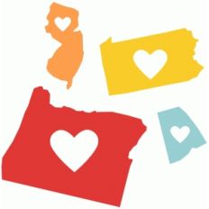 state love nj, or, pa, ri
