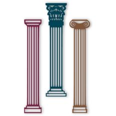 ionic doric corinthian greek columns