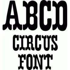 lw circus font