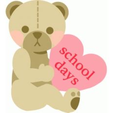 school days bear