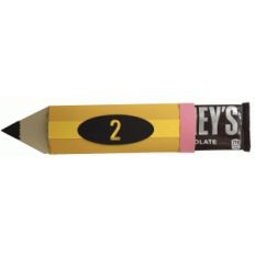 pencil candy bar sleeve