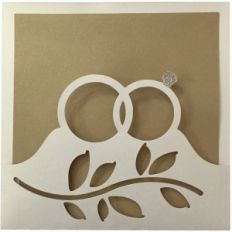 wedding rings card