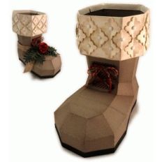 santa large 3d boot