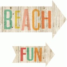 beach, fun arrows