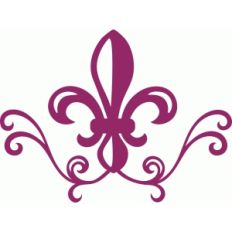 flourish fleur de lis