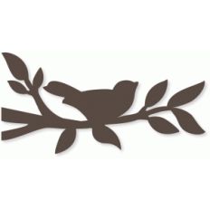 sitting bird on branch