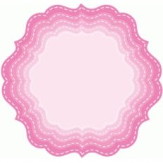 nested stitched fancy hexagons