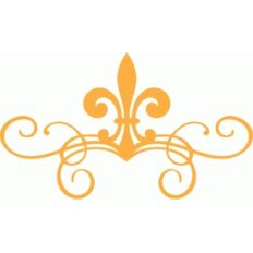 fancy fleur de lis