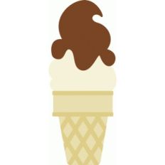 dipped ice cream cone