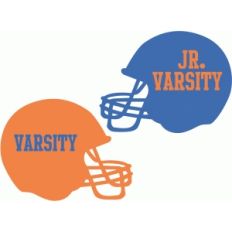 varsity and jv football helmets