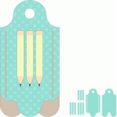 pencil tag set