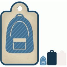 backpack layered tag set