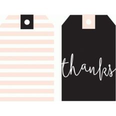 thanks and stripes tag set