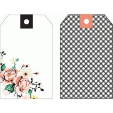 floral tag set