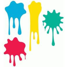 splats and drips