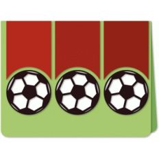soccer ball trio a6 card