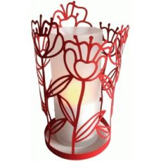 flower stems lantern