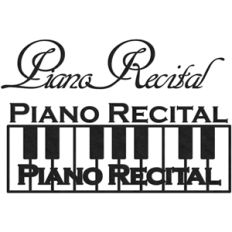 piano recital phrases