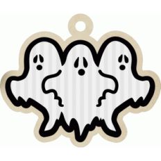 ghost halloween tag