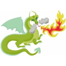 angry dragon