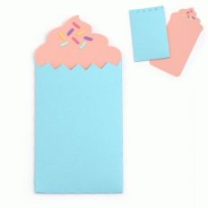 cupcake gift card envelope