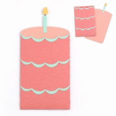 cake gift card envelope