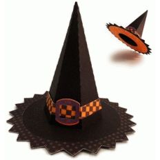 witch 3d sawtooth hat