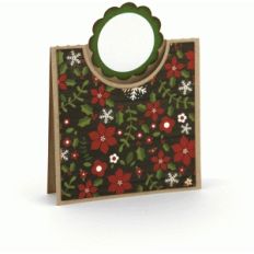 a2 pop through scalloped circle card