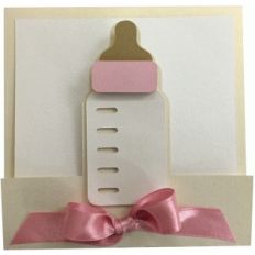 baby bottle card