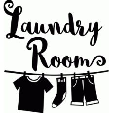 laundry room vinyl decor