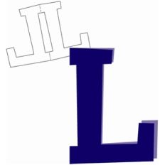 l shaped card