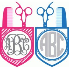 hairstylist pocket monogram