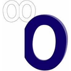 o shaped card