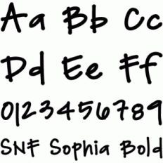 snf sophia bold