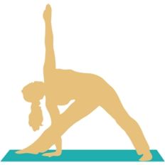 yoga big triangle pose