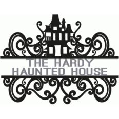 haunted house split title