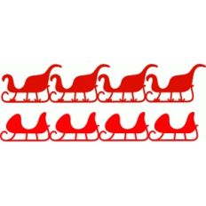 sleigh christmas borders