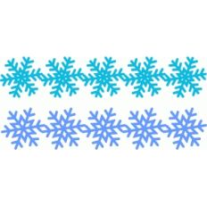 snowflake christmas borders