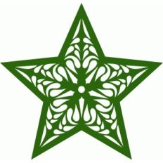 star damask merry christmas
