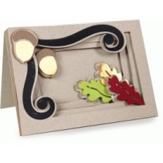 fall flourish shadow box card