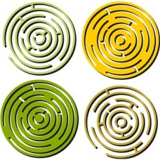 circular mazes set